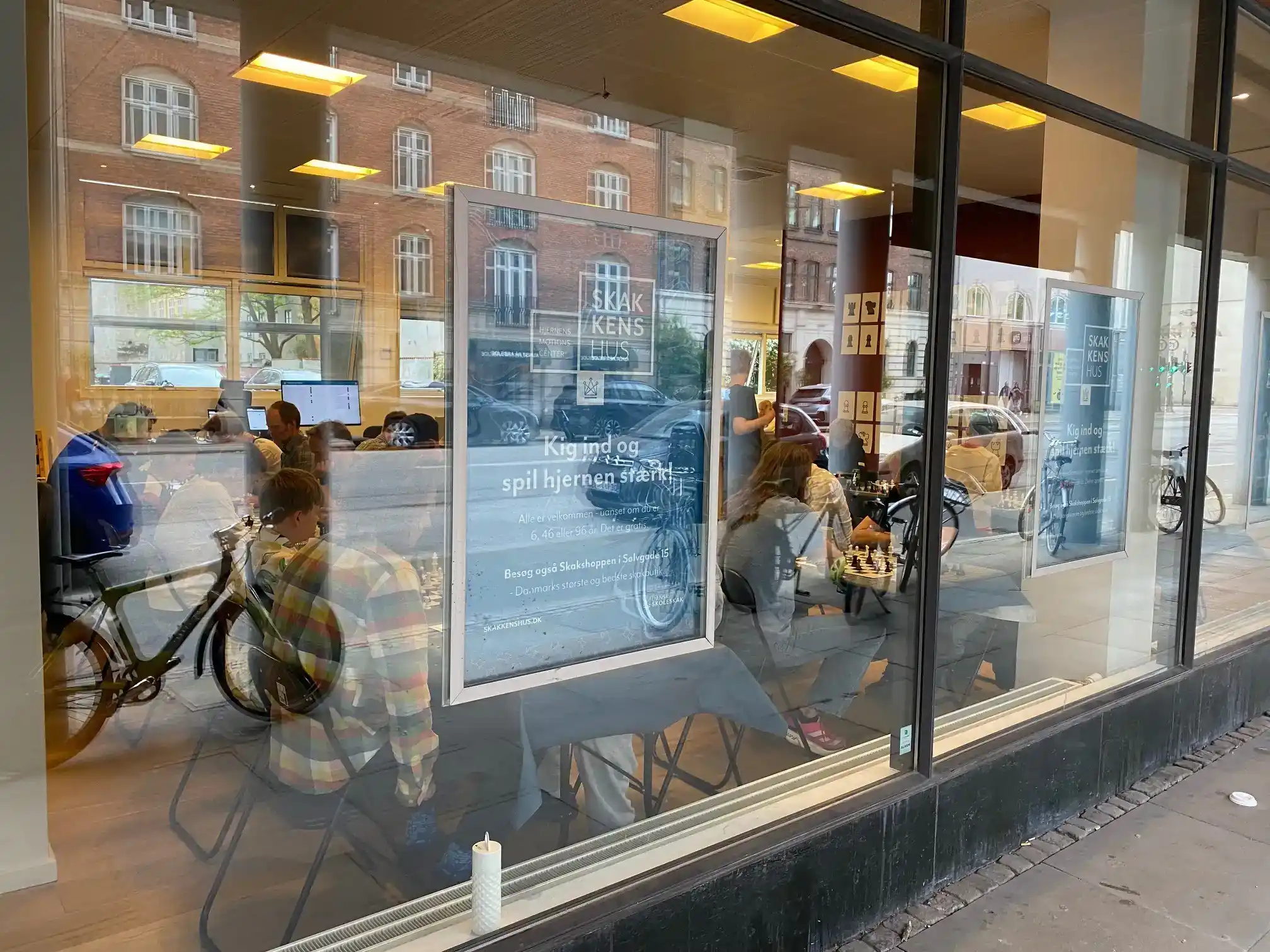 Undervisning i Skakkens Hus Facaden ved det kommende Skakkens Hus – hjernens motionscenter® i Sølvgade 15